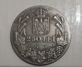 Monedă legionară 250 lei 1940 / regalitate / garda / capitanul / istorie / rege