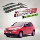 Cumpara ieftin Ștergătoare Seat Arosa 6H 1997-1999 | Set Față și Spate Flat &ndash; TeamCar&reg;