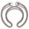 Rezistenta Omega Indoita 2000W Universala 220V-250V, Incalzire Mese, Aparate Apa, Nichelata, 175x166mm, Filet 15.6mm