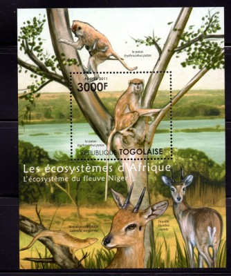 TOGO 2011, Fauna, serie neuzata, MNH foto