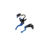 Cumpara ieftin Manete Moto Ambreiaj cu rezervor Cablu Pompa Frana maneta Universale Ghidon 22mm A835BLUE