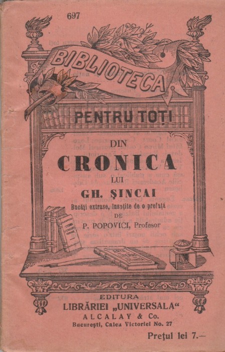 Din Cronica lui Gh. Sincai