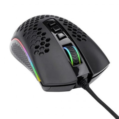 Mouse gaming Redragon Storm Elite iluminare RGB negru foto