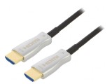 Cablu HDMI Optic 2.0 30m Negru