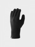 Mănuși din fleece unisex - negre, 4F Sportswear