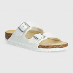 Birkenstock papuci Arizona femei, culoarea alb, 1026500