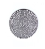 Moneda Africa de Vest 100 francs/franci 2022, stare foarte buna, curata