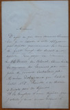 Scrisoare olografa a printului Matila Ghika , care a descoperit numarul de aur