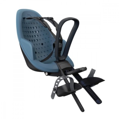 Scaun pentru copii, Thule Yepp 2 Mini Aegean Blue Front mounted, cu montare pe bicicleta in fata foto