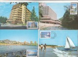 Bnk fil Statiuni balneoclimaterice 1982 - Set 6 maxime prima zi, Romania de la 1950, Arhitectura