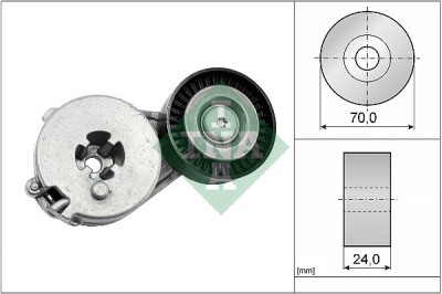 INA 534 0333 10 Intinzator curea, curea distributie foto