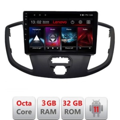 Navigatie Ford Transit V363 2015-2021 Android radio gps internet Octa Core 3+32 Kit-custom+EDT-E509-lite LENOVO LITE CarStore Technology foto