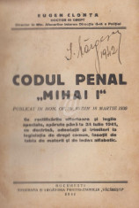 Codul penal Mihai I foto