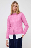 MAX&amp;Co. pulover din amestec de lana femei, culoarea roz, light, Max&amp;Co.