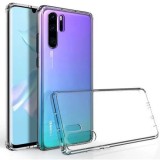 Husa ultra slim transparenta pentru Huawei P30, protectie flexibila