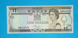 Bancnotă Fiji (pick 86) 1 Dollar 1987 UNC serie: D/6424534
