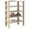 Gossi suport de pantofi, stejar sonoma,61x32x87,5 cm, lemn prelucrat