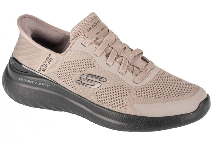 Pantofi pentru adidași Skechers Slip-Ins: Bounder 2.0 - Emerged 232459-TPBK bej