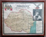 Harta Romania Mare Omagiu Regelui Ferdinad
