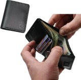 Cumpara ieftin Portofel din piele naturala, personalizabil, Odin, negru