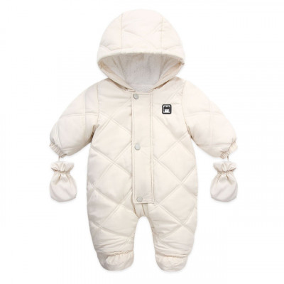Combinezon ivoire din fas - Teddy bear (Marime Disponibila: 12-18 luni (Marimea foto