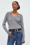 Cumpara ieftin Answear Lab pulover femei, culoarea gri, light