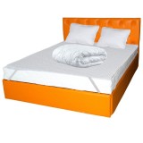 Set Saltea cu arcuri Pluto Traditional Spring Comfort 140x200x20cm, plasa arcuri Bonell, husa hipoalergenica, fermitate mediu-tare, Saltsib, 2 perne m