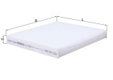 MAHLE LA 158 Filtru, aer habitaclu