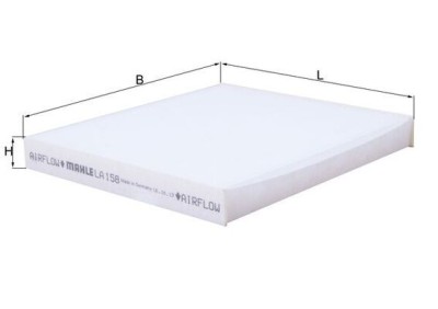 MAHLE LA 158 Filtru, aer habitaclu foto