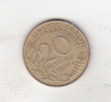 bnk mnd Franta 20 centimes 1977