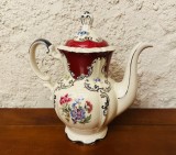 CAFETIERA DIN PORTELAN FIN, CREM, CU MARCAJ MITTERTEICH BAVARIA 1921 H26,5CM