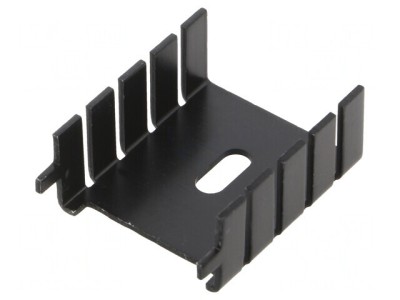 Radiator Negru TO220 12,7x25,4x29,3mm foto