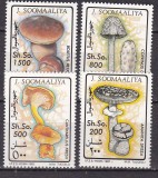 Somalia 1993 ciuperci MI 468-471 MNH, Nestampilat