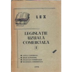 Legislatie uzuala comerciala I