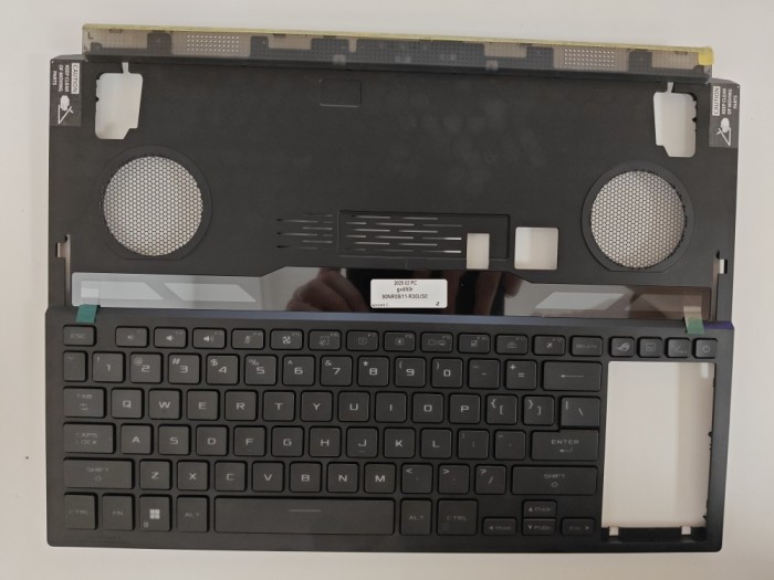 Carcasa superioara cu tastatura palmrest Laptop Gaming, Asus, ROG Zephyrus Duo 16 GX650R, GX650RM, GX650RS, GX650RX, GX650RW, 90NR0BI1-R30US1, 6053B21
