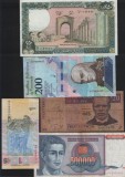 Set 5 bancnote de prin lume adunate (cele din imagini) #123, Asia