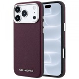 Husa MagSafe pentru Apple iPhone 18 Pro / 17 Pro, Karl Lagerfeld, Grained Elongated Logo, Visinie