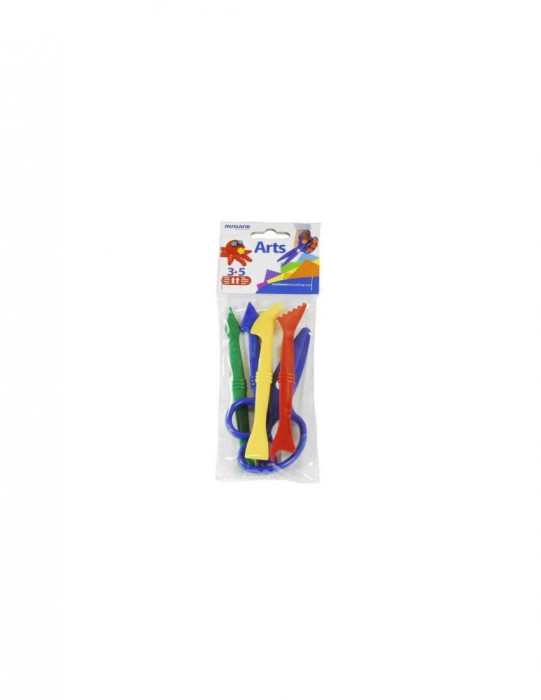 Set 5 accesorii pentru modelaj plastelina Miniland