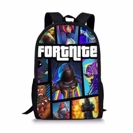 Ghiozdan Fortnite, imprimeu personaje diferite Ghiozdan Fortnite, imprimeu personaje diferite