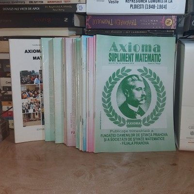 LOT 21 DE REVISTE AXIOMA_SUPLIMENT MATEMATIC , PLOIESTI , 2004-2015 # foto