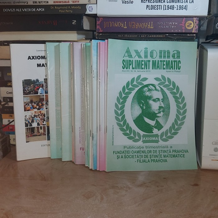 LOT 21 DE REVISTE AXIOMA_SUPLIMENT MATEMATIC , PLOIESTI , 2004-2015 #