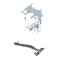 Ornament fixare Aripa fata Audi A4/S4 (B8), 11.2011-12.2015, Allroad, Fata, partea Stanga, Aftermarket