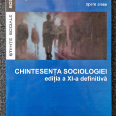 CHINTESENTA SOCIOLOGIEI - Nicolae Grosu