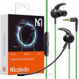 Căști Mcdodo Cu Microfon Și Mini Jack Pentru Jocuri, Verde
