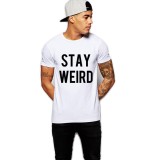 Cumpara ieftin Tricou alb barbati - Stay Wired - M, THEICONIC