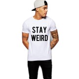 Tricou alb barbati - Stay Wired - S