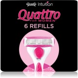 Wilkinson Sword Intuition Quattro for Women capete de schimb 6 buc
