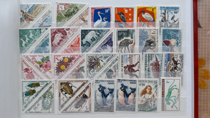 Colonii franceze-MNH+stamp.-guma orig.