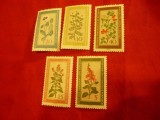 Serie 1960 DDR Flora , 5 valori, Nestampilat