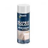 Vopsea spray acoperire pete pereti Bostik Super Color alb mat interior 400 ml